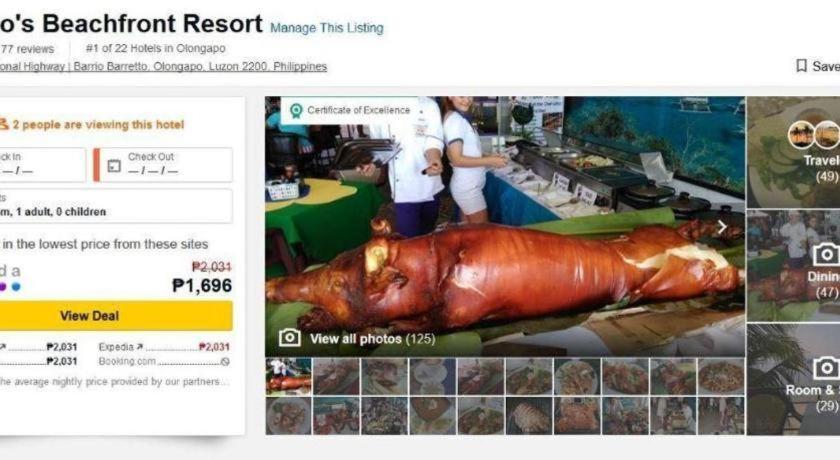 Mango'S Beachfront Resort Olongapo Eksteriør bilde